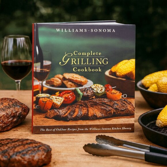 Williams-Sonoma Complete Grilling Cookbook Hardcover Dad Gift For Him - Picture 1 of 16